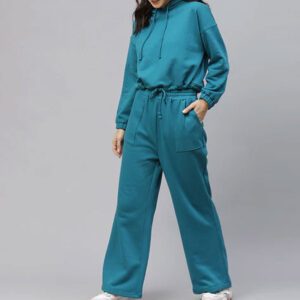 Teal Green Hooded Tracksuit